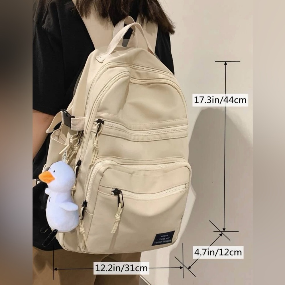 Cream Backpack backpack!!